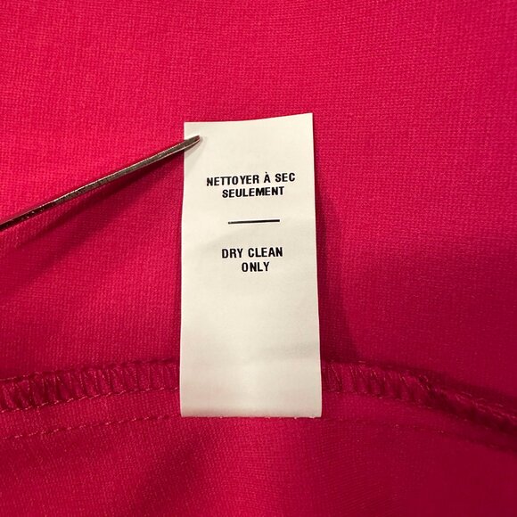 Bright Red Blazer Jacket Womens Size S Jersey Fabric - Picture 7 of 7